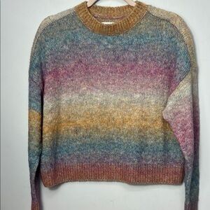 Pistola Cozy Pink and Blue Crew Neck Sweater